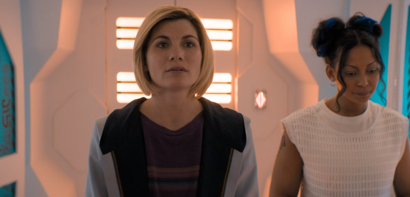 The Doctor bids Eve farewell.
